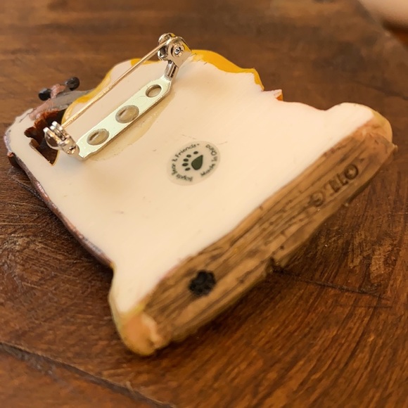 VINTAGE Boyd’s Bear & Friends TBC Marked “Fun Is Where You Make It!” Frog Brooch - Picture 5 of 6